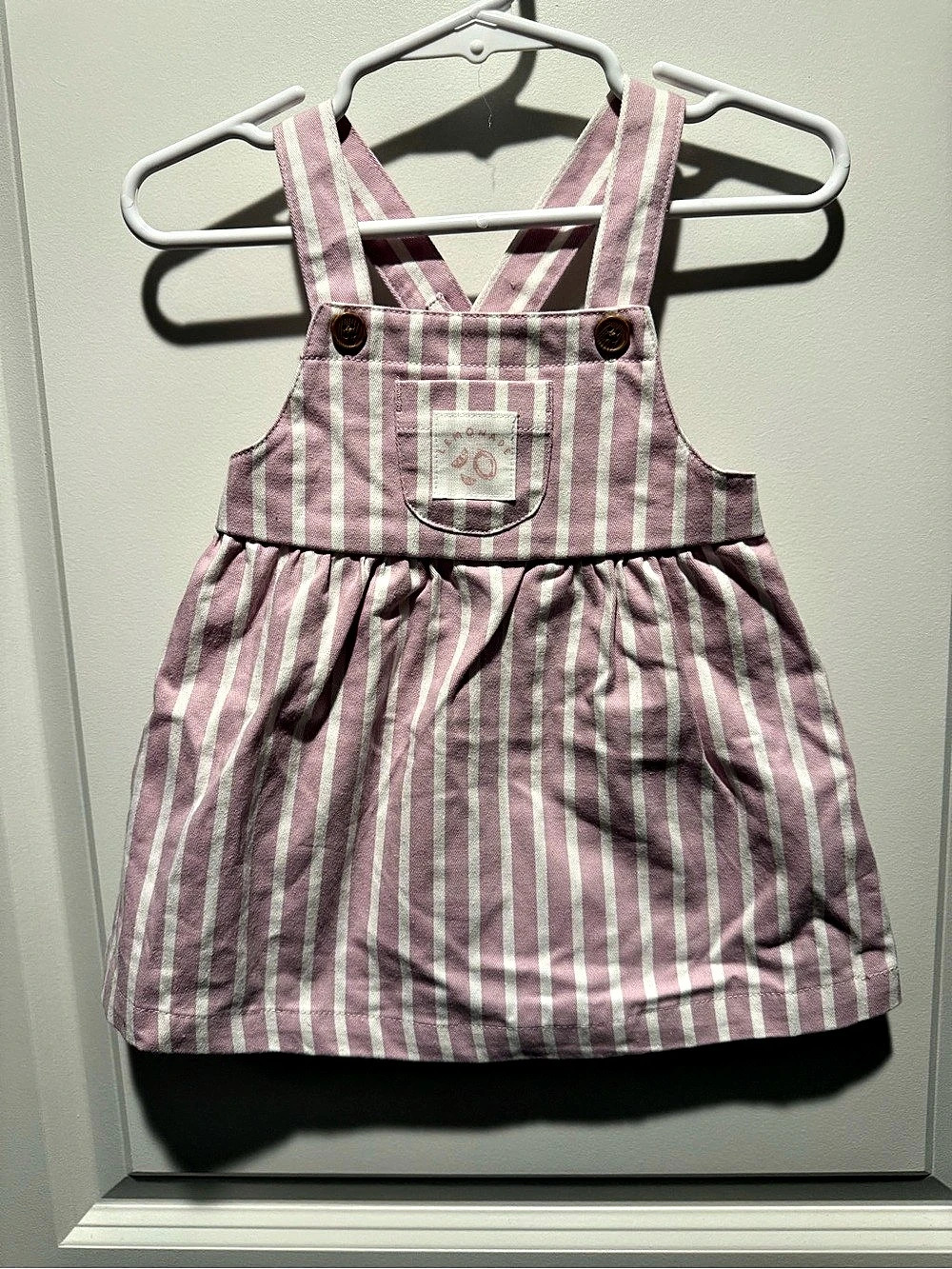 carter's Baby Girls Striped Dress Size 6-9M Like New